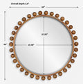UTTERMOST CYRA BEADED MIRROR - Mirrors