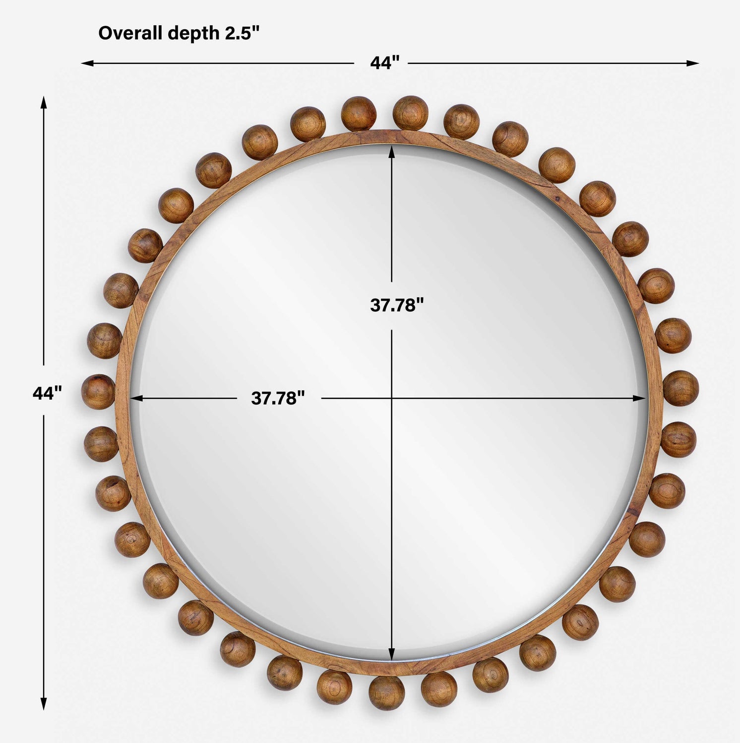 UTTERMOST CYRA BEADED MIRROR - Mirrors