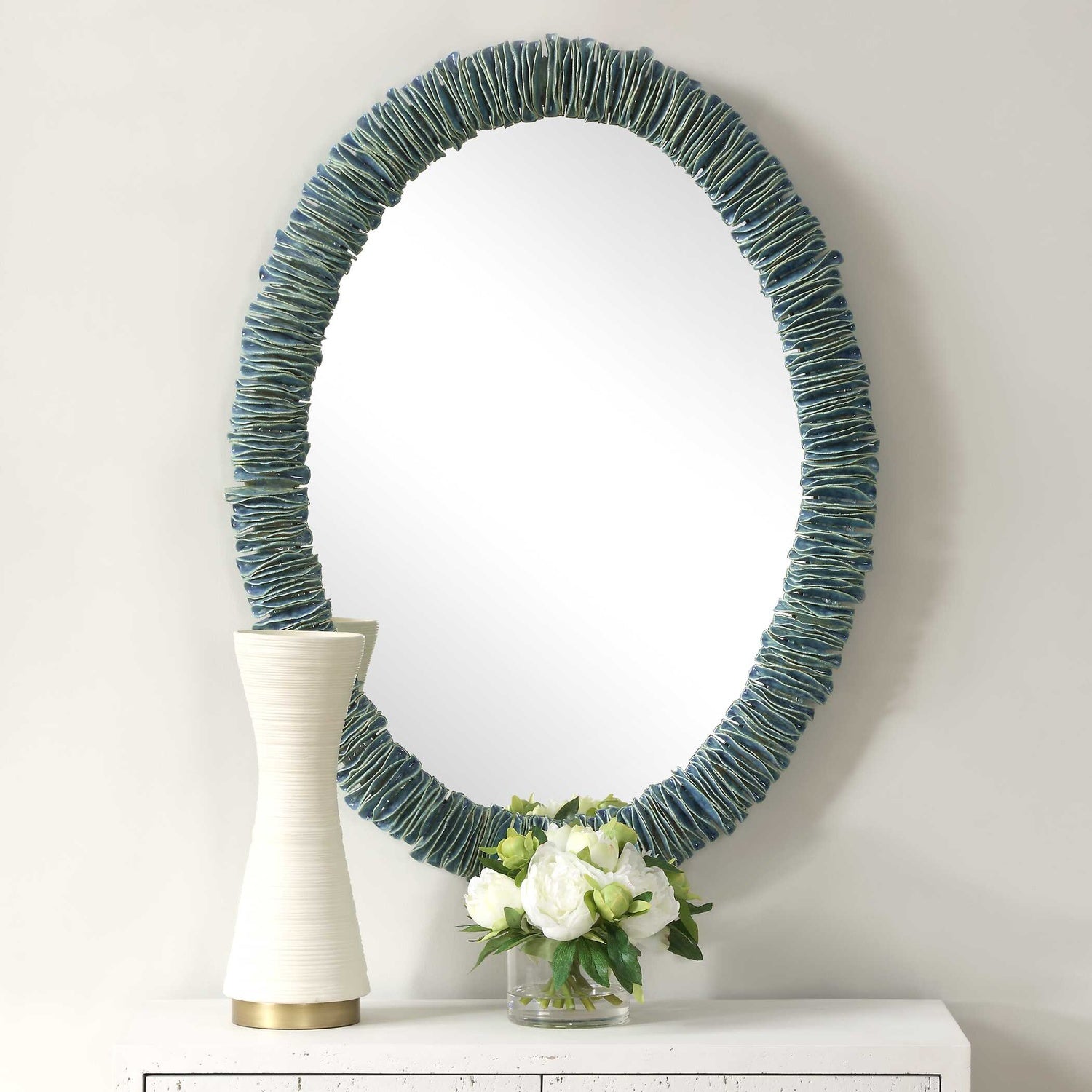 UTTERMOST BONAIRE OVAL MIRROR - Mirrors
