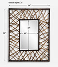 UTTERMOST Maze Rectangle Mirror - Mirrors