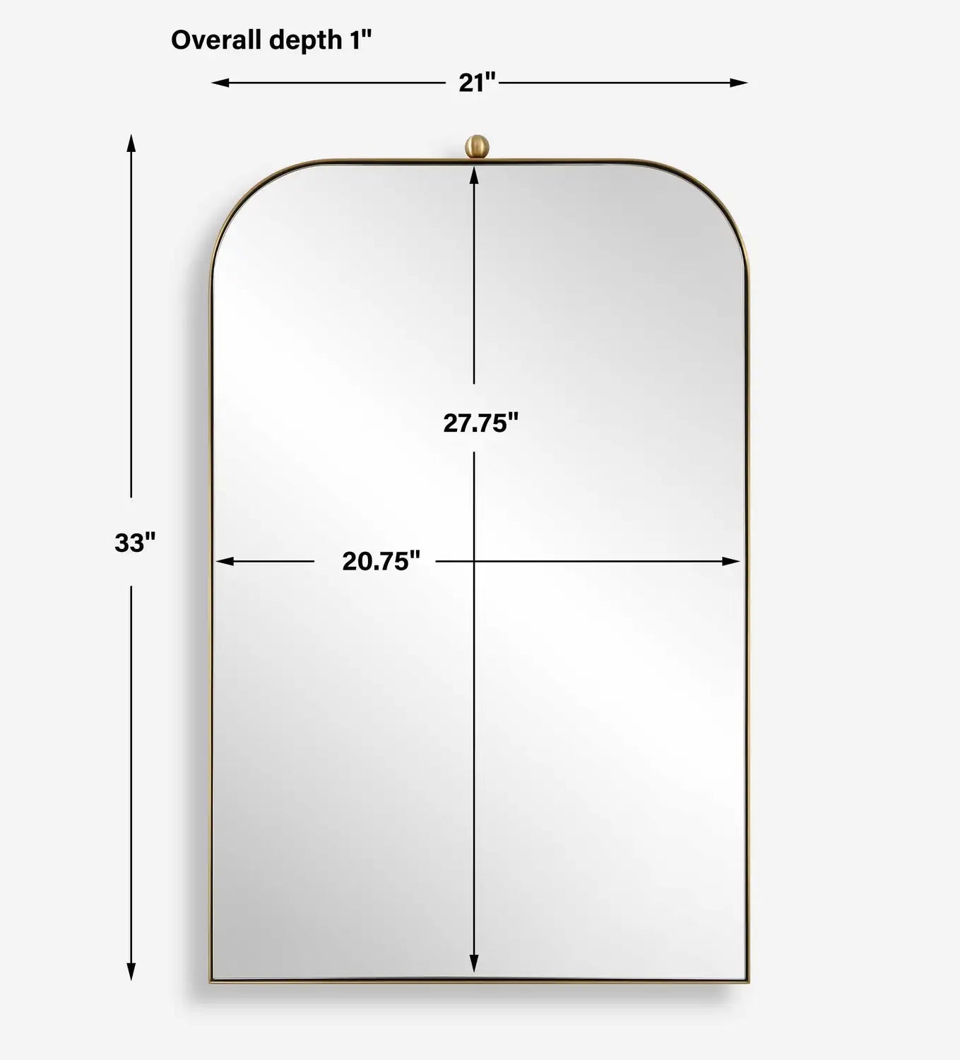 UTTERMOST Cassidy Arch Mirror - Mirrors