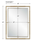 UTTERMOST IT'S ALL CONNECTED RECTANGLE MIRROR - Mirrors