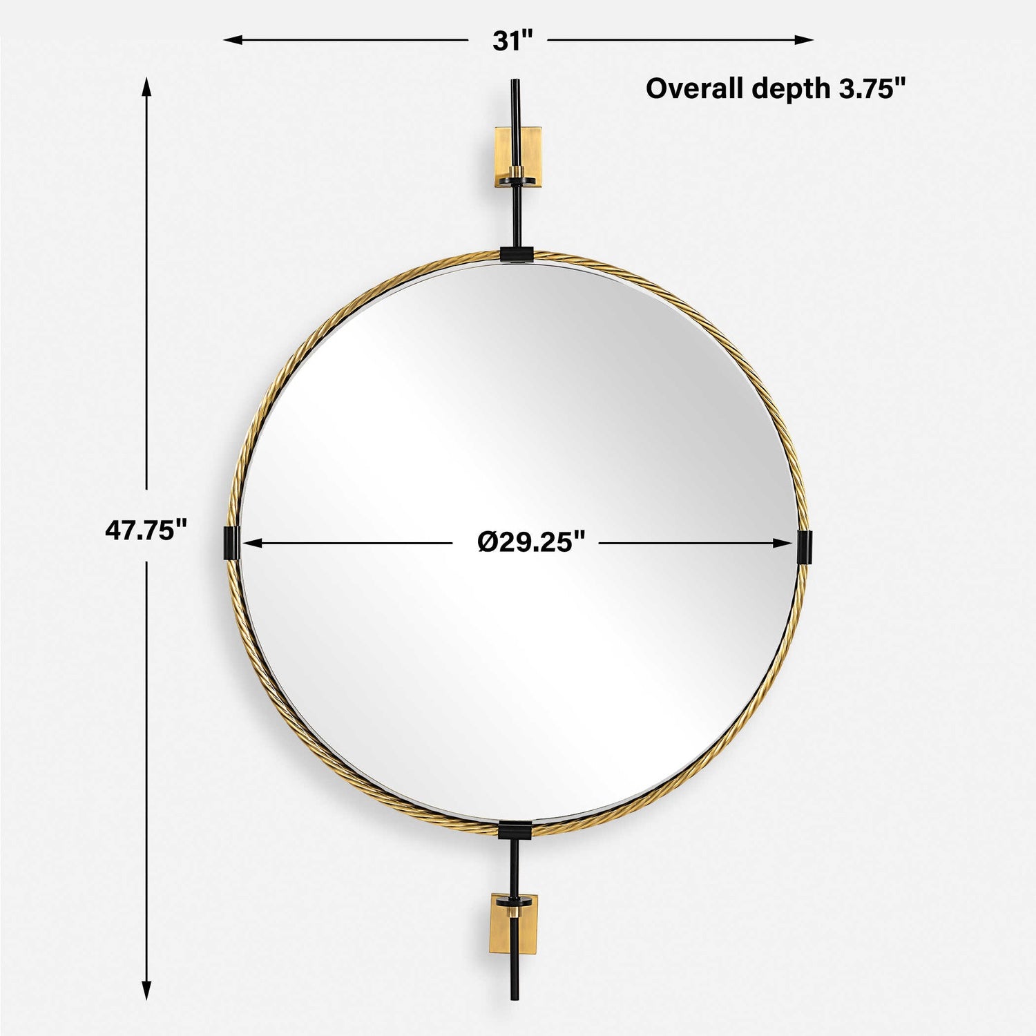 UTTERMOST GUARDRAIL MIRROR - Mirrors
