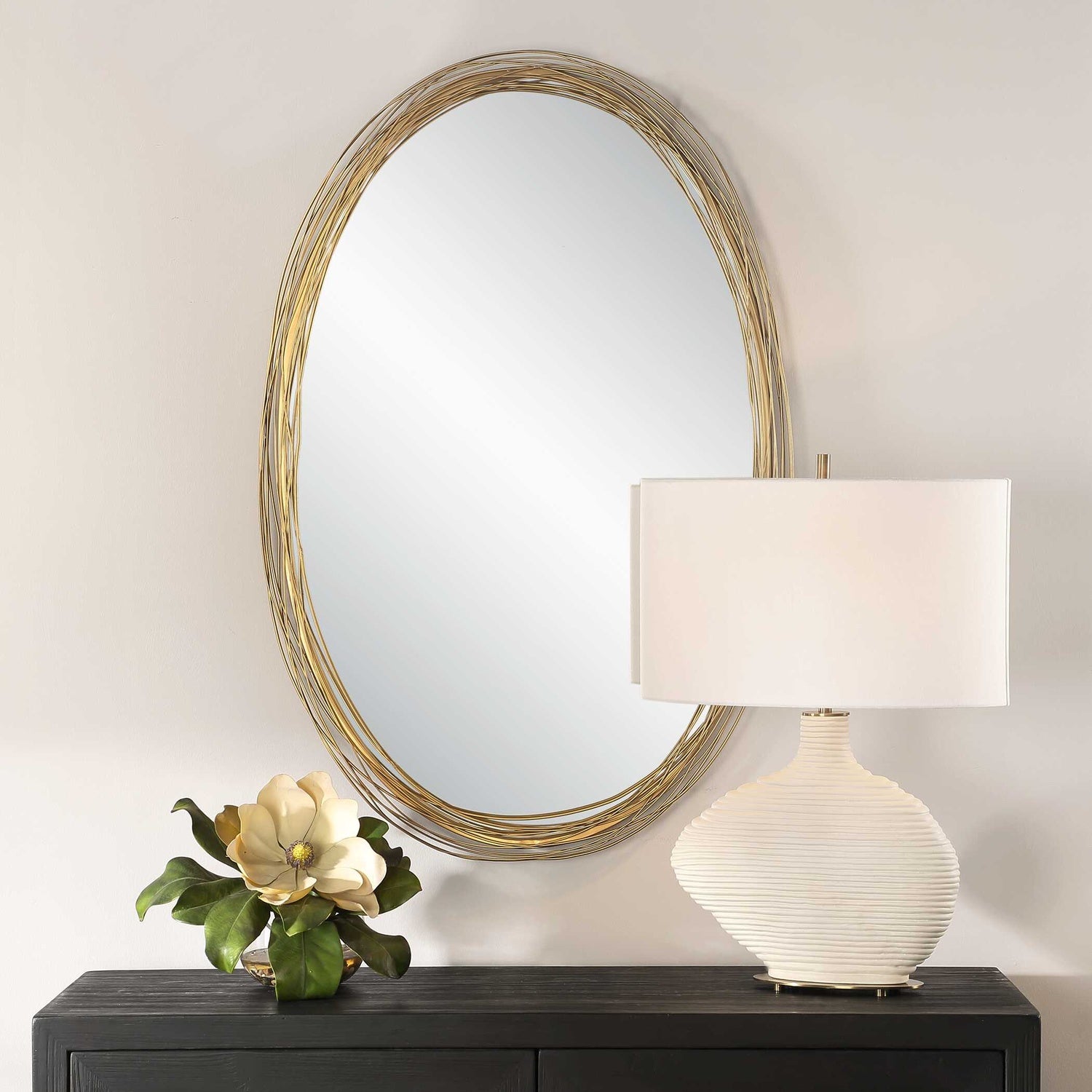 UTTERMOST GILLIAN OVAL MIRROR - Mirrors