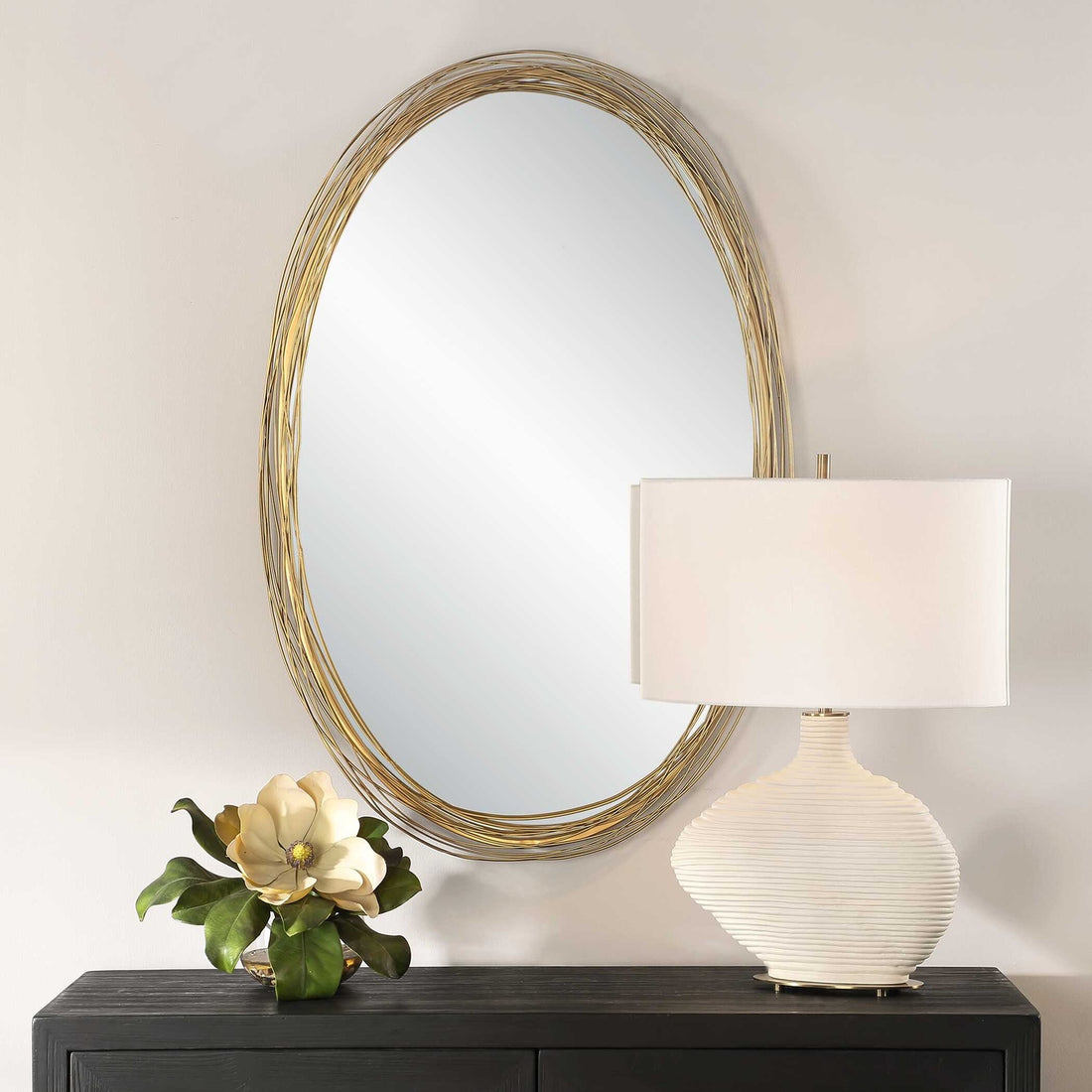 UTTERMOST Gillian Oval Mirror - Mirrors