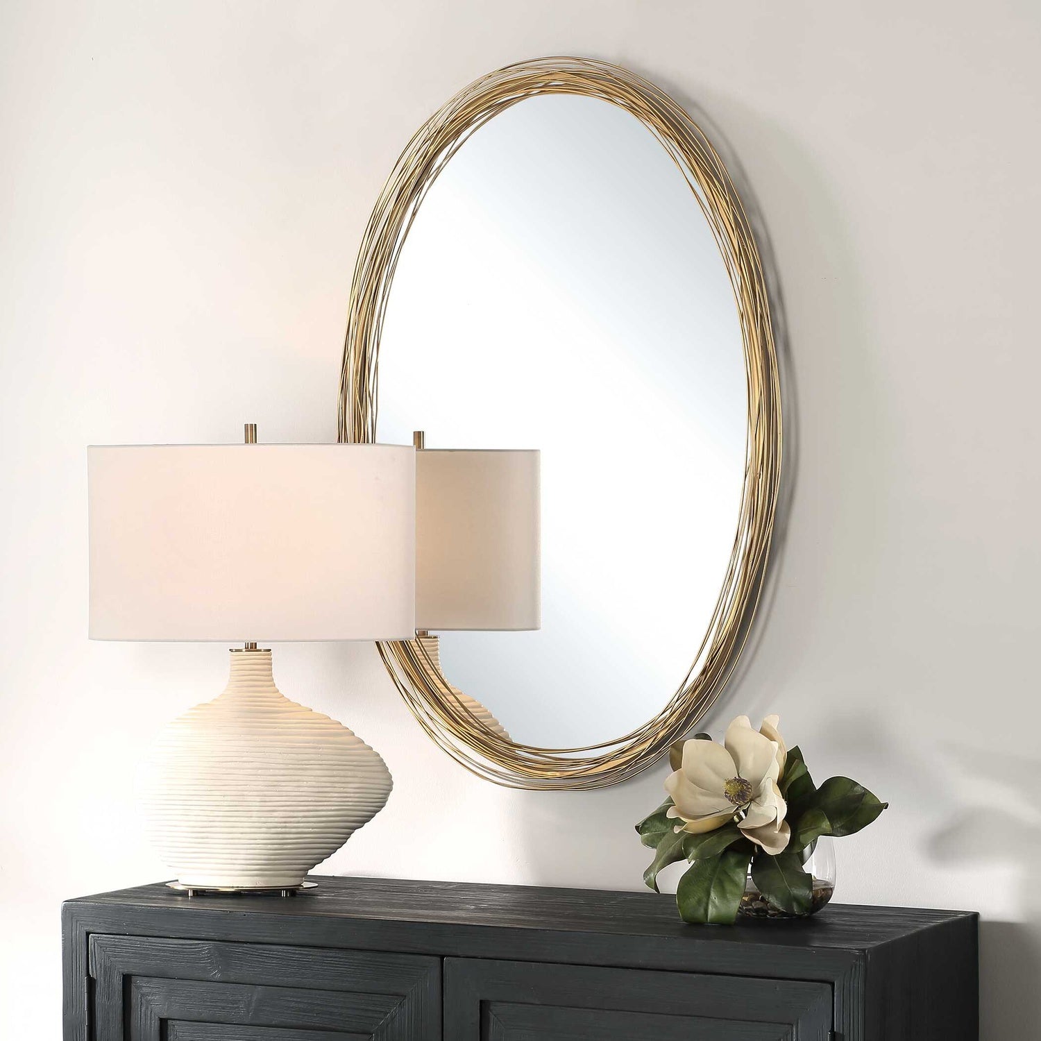 UTTERMOST GILLIAN OVAL MIRROR - Mirrors