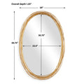 UTTERMOST GILLIAN OVAL MIRROR - Mirrors