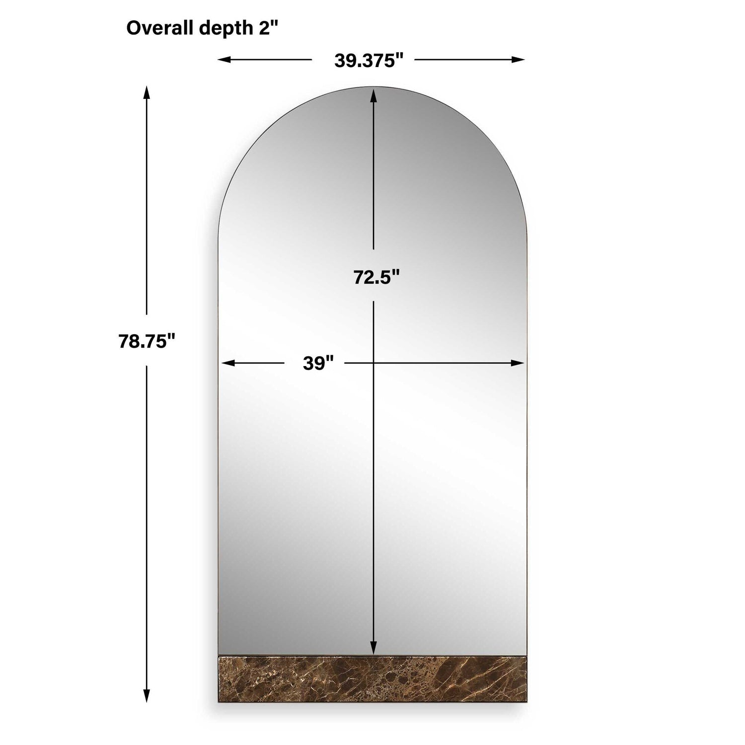 UTTERMOST HANOVER ARCH MIRROR - Mirrors