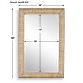 UTTERMOST TWISTED SEAGRASS MIRROR - Mirrors