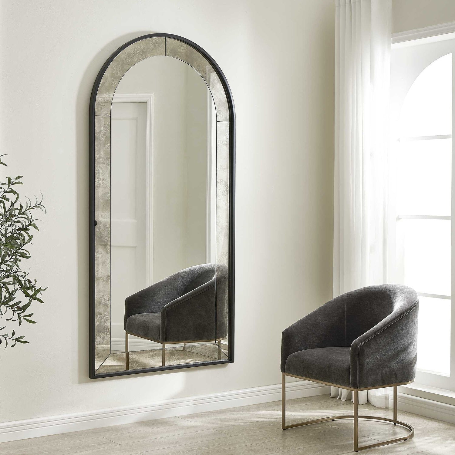 UTTERMOST MARLOWE ANTIQUE ARCH MIRROR - Mirrors