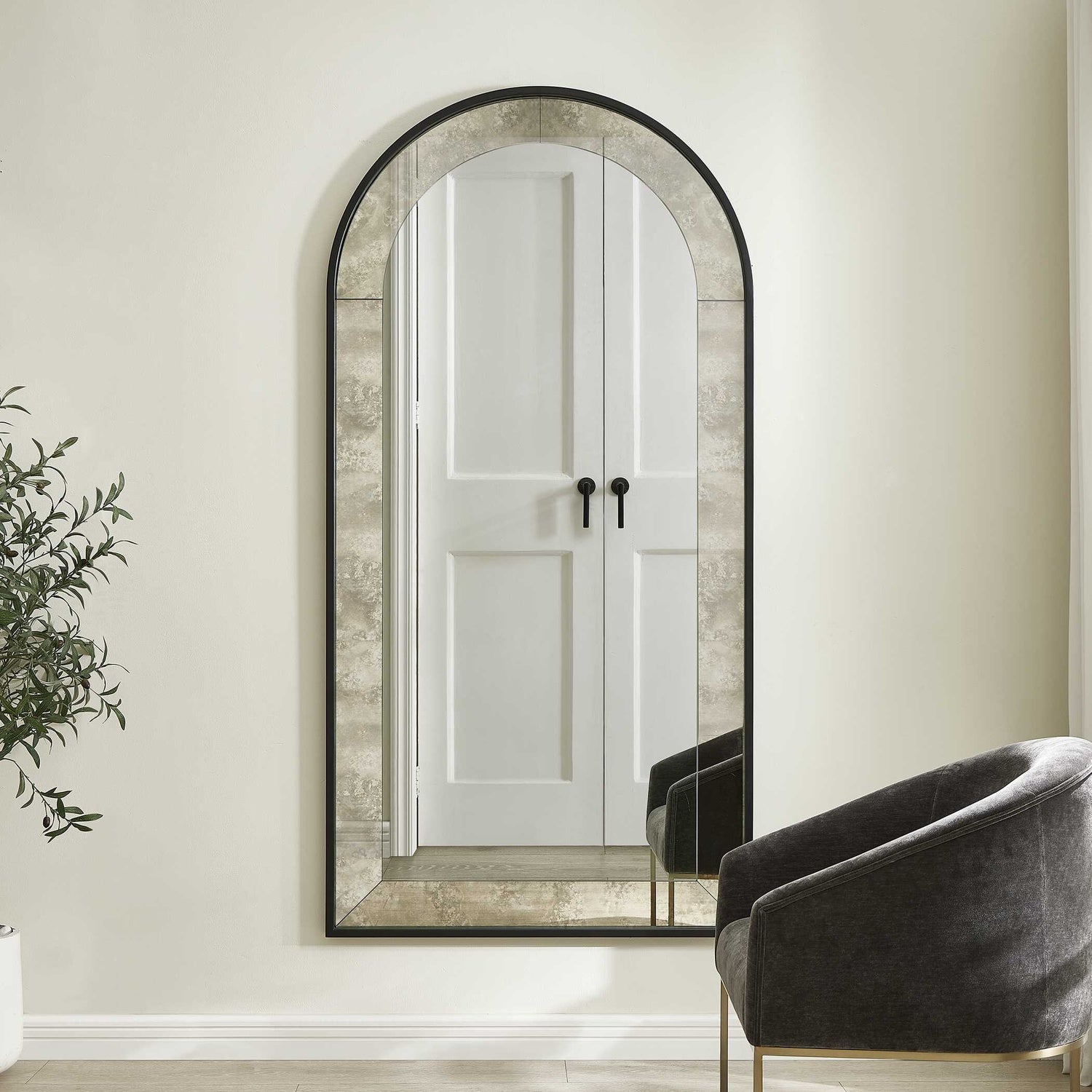 UTTERMOST MARLOWE ANTIQUE ARCH MIRROR - Mirrors