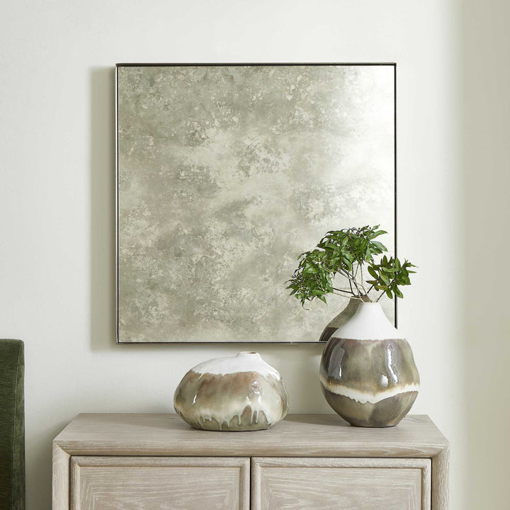 UTTERMOST FREDRIC SQUARE ANTIQUE MIRROR - Mirrors