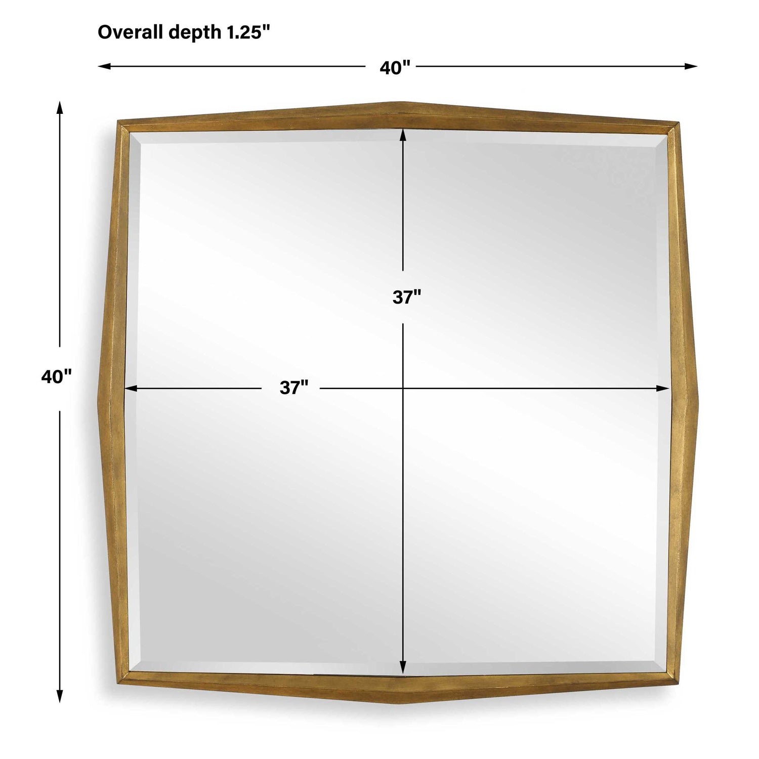 UTTERMOST ON POINT SQUARE MIRROR - Mirrors