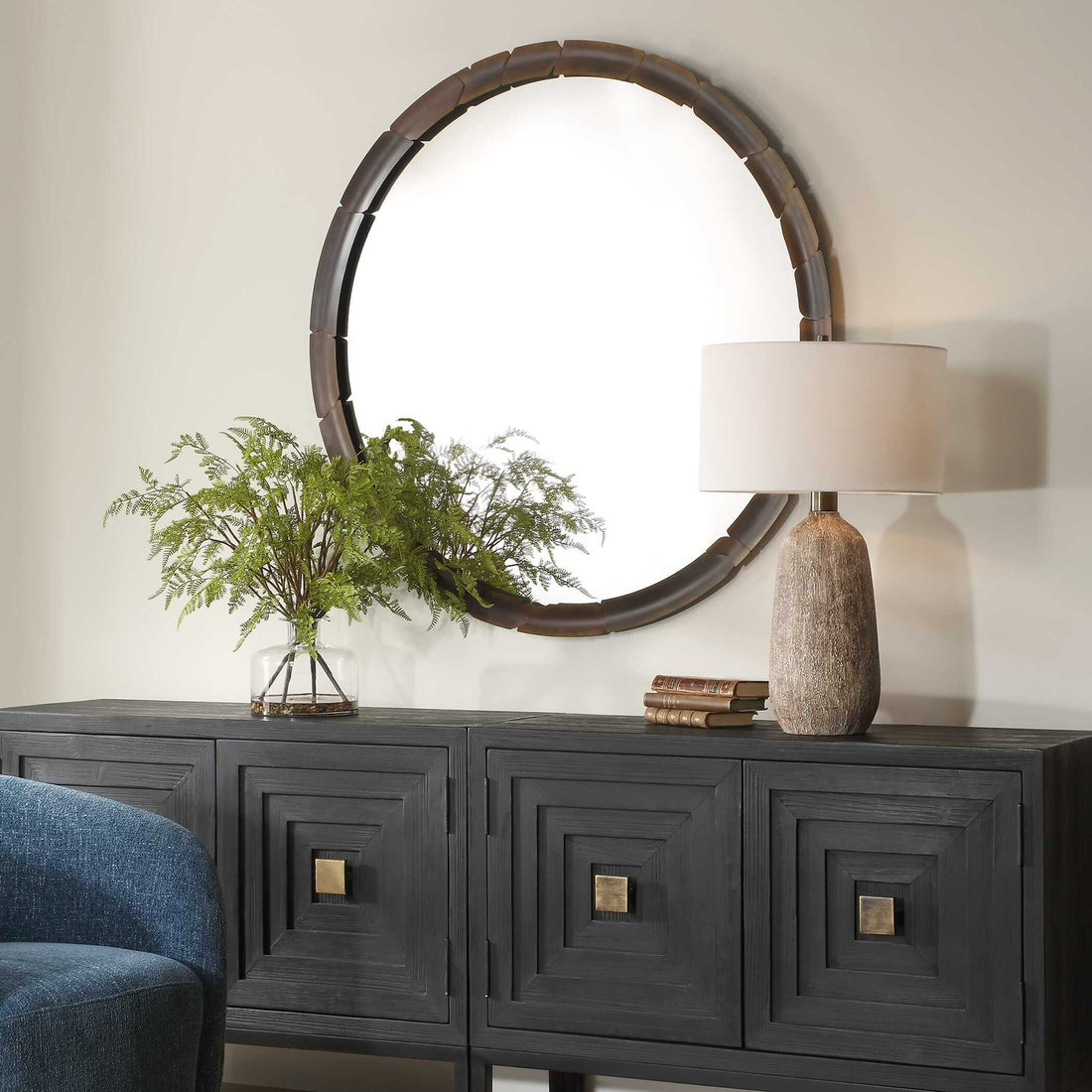 UTTERMOST Auger Amber Mirror - Mirrors