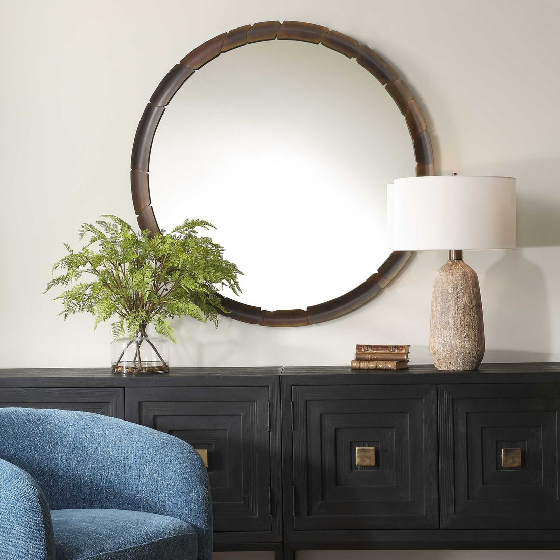 UTTERMOST Auger Amber Mirror - Mirrors