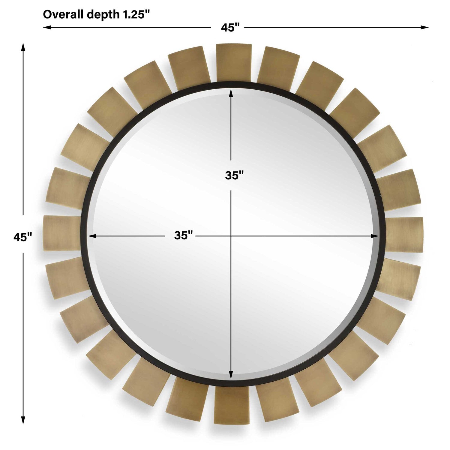 UTTERMOST Toluca Mirror - Mirrors