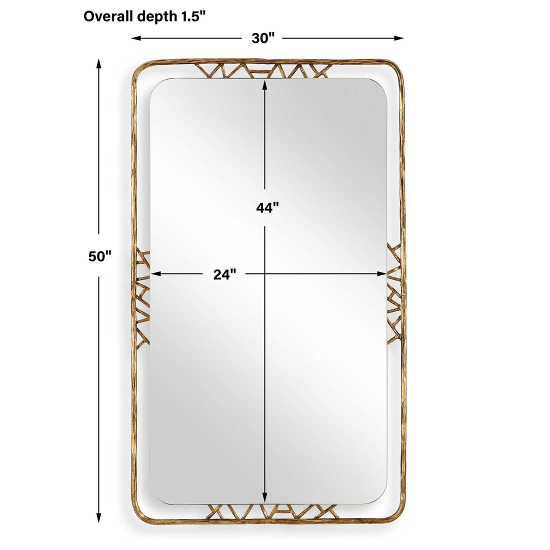 UTTERMOST TAHOMA ANTIQUED MIRROR - Mirrors