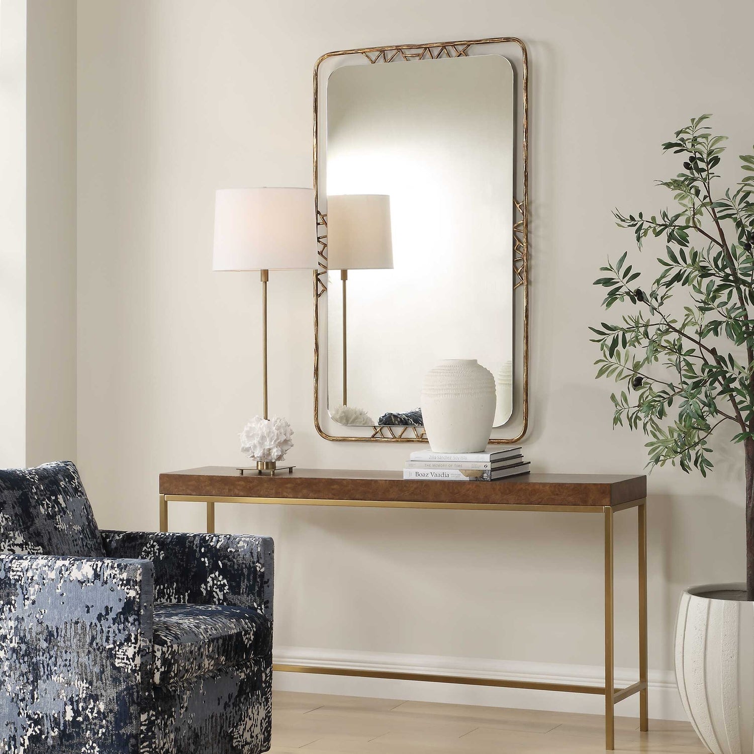 UTTERMOST TAHOMA ANTIQUED MIRROR - Mirrors