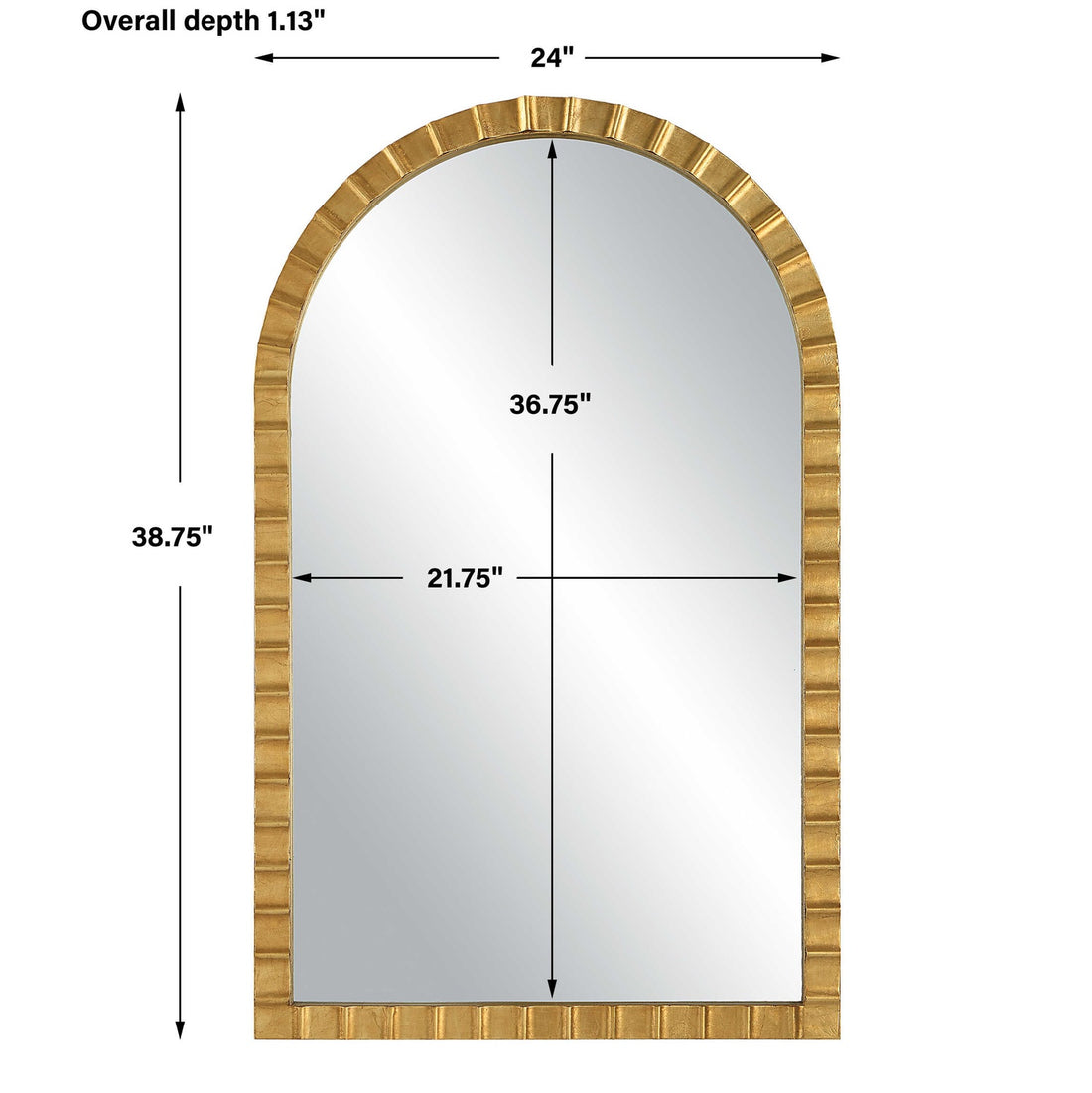 UTTERMOST DANDRIDGE ARCH MIRROR - Mirrors