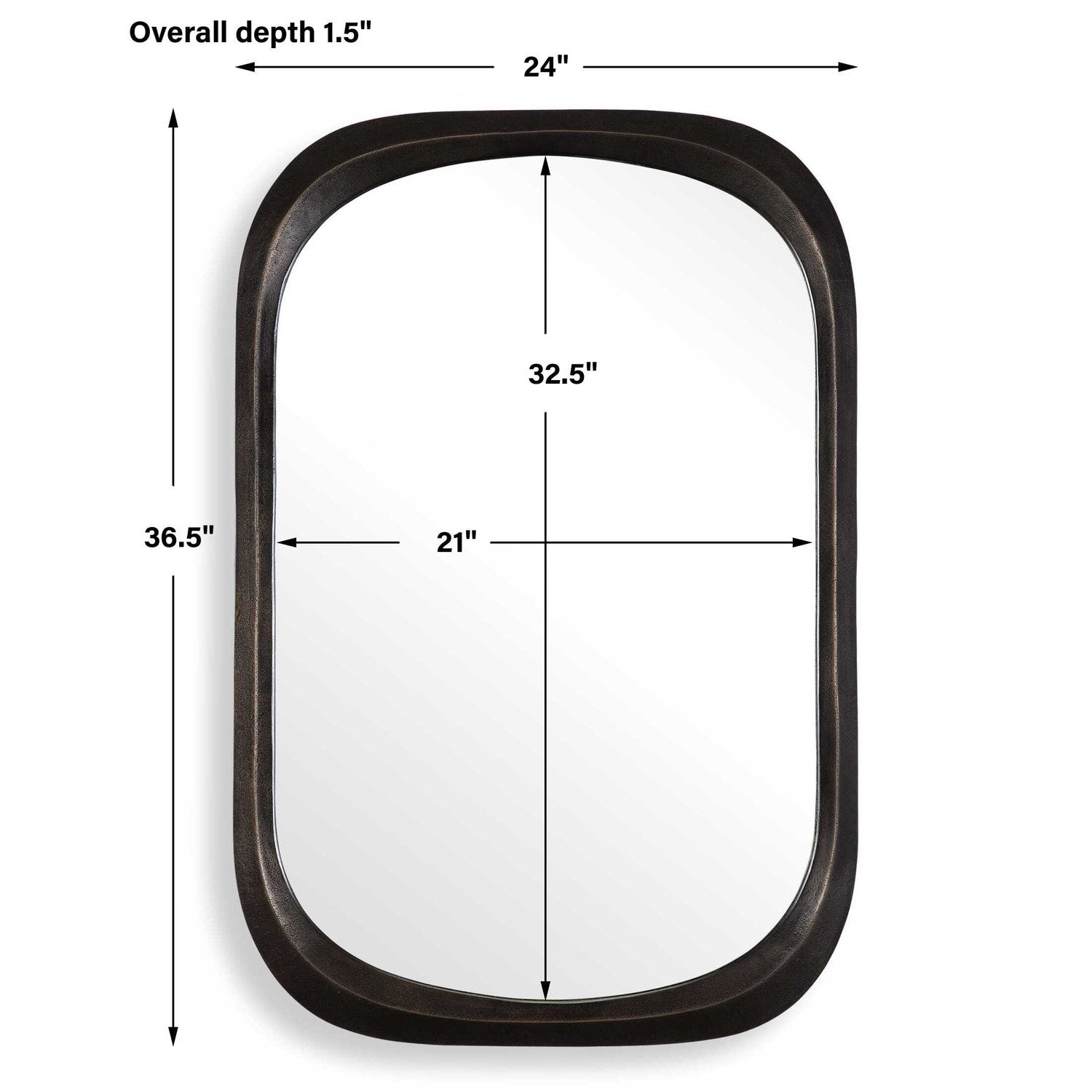 UTTERMOST MALONE MIRROR - Mirrors