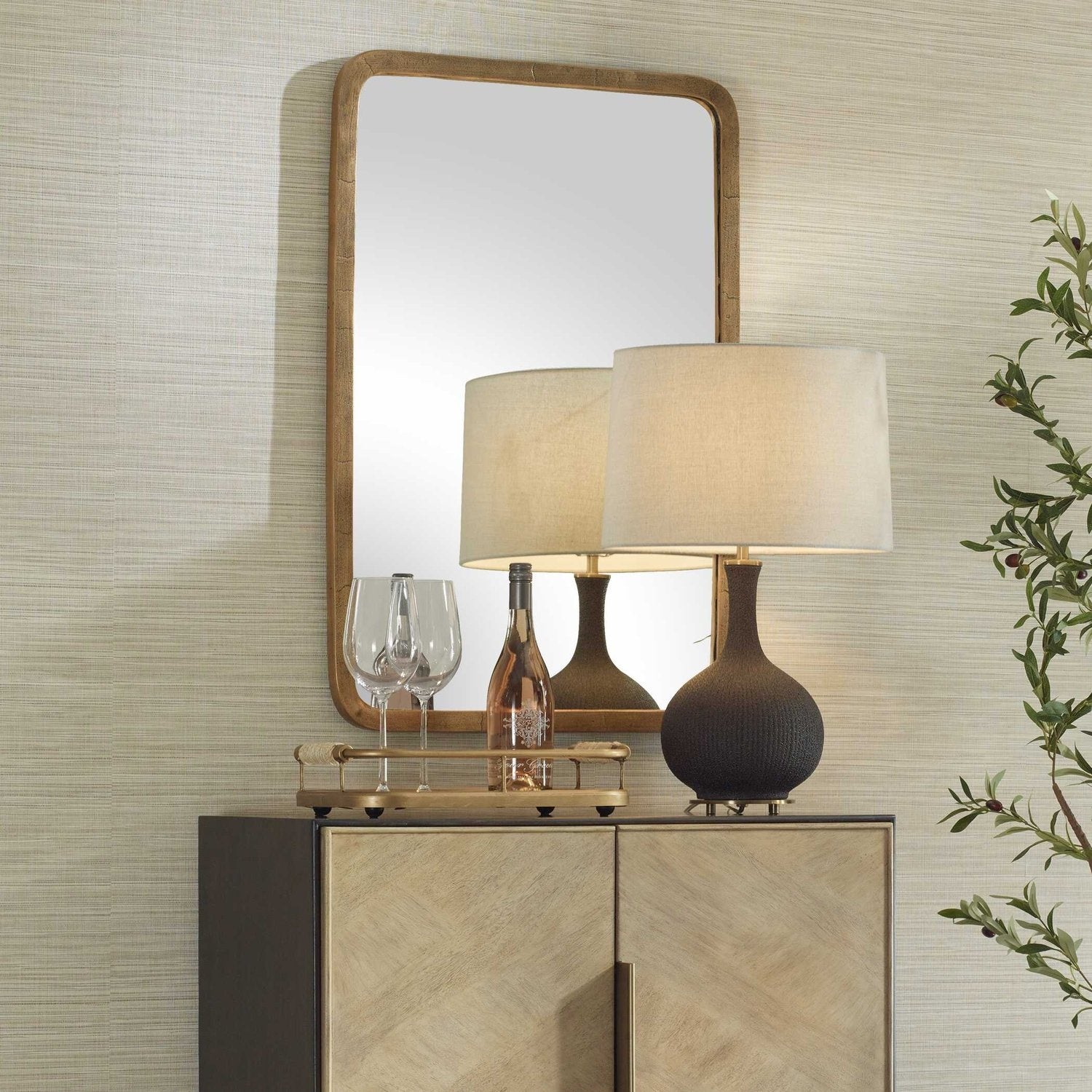 UTTERMOST VESTRY ANTIQUE MIRROR - Mirrors