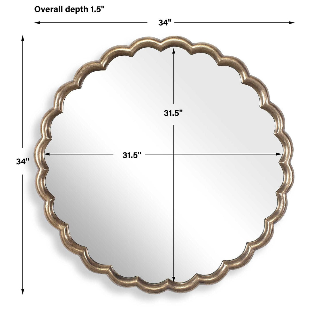 UTTERMOST CERRITO ANTIQUE MIRROR - Mirrors