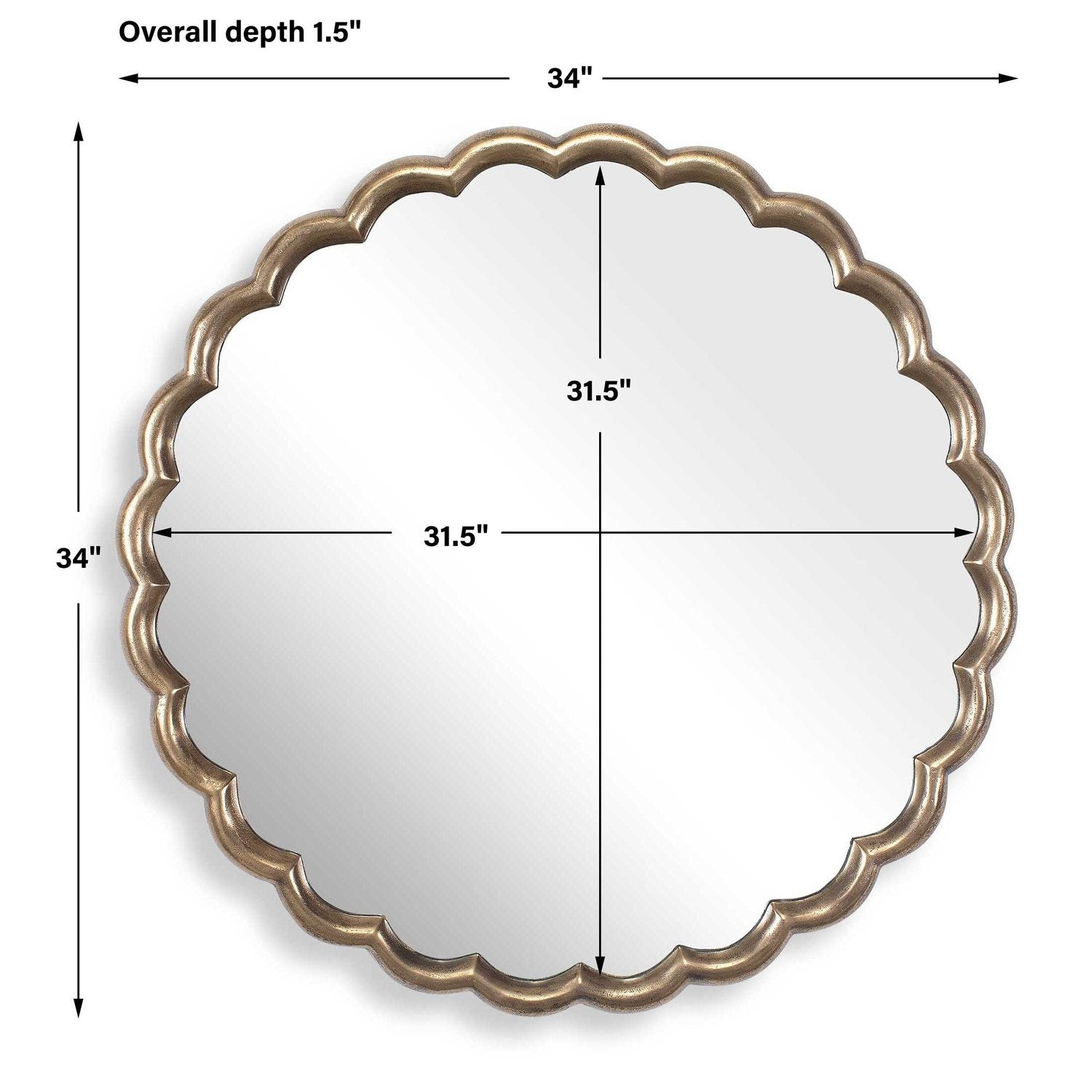 UTTERMOST CERRITO ANTIQUE MIRROR - Mirrors