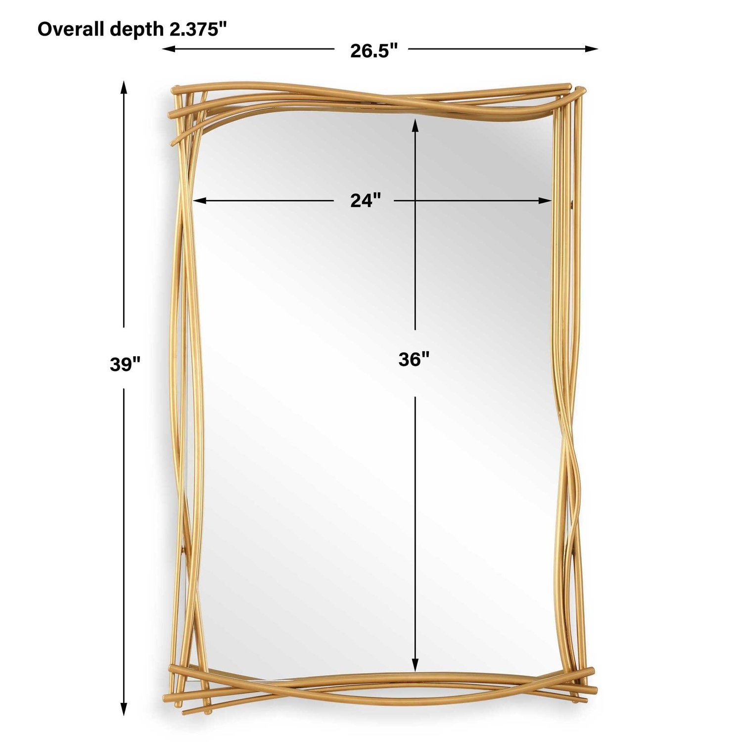 UTTERMOST Curved Branches Mirror - Mirrors