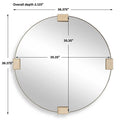 UTTERMOST Russo Travertine Mirror - Mirrors