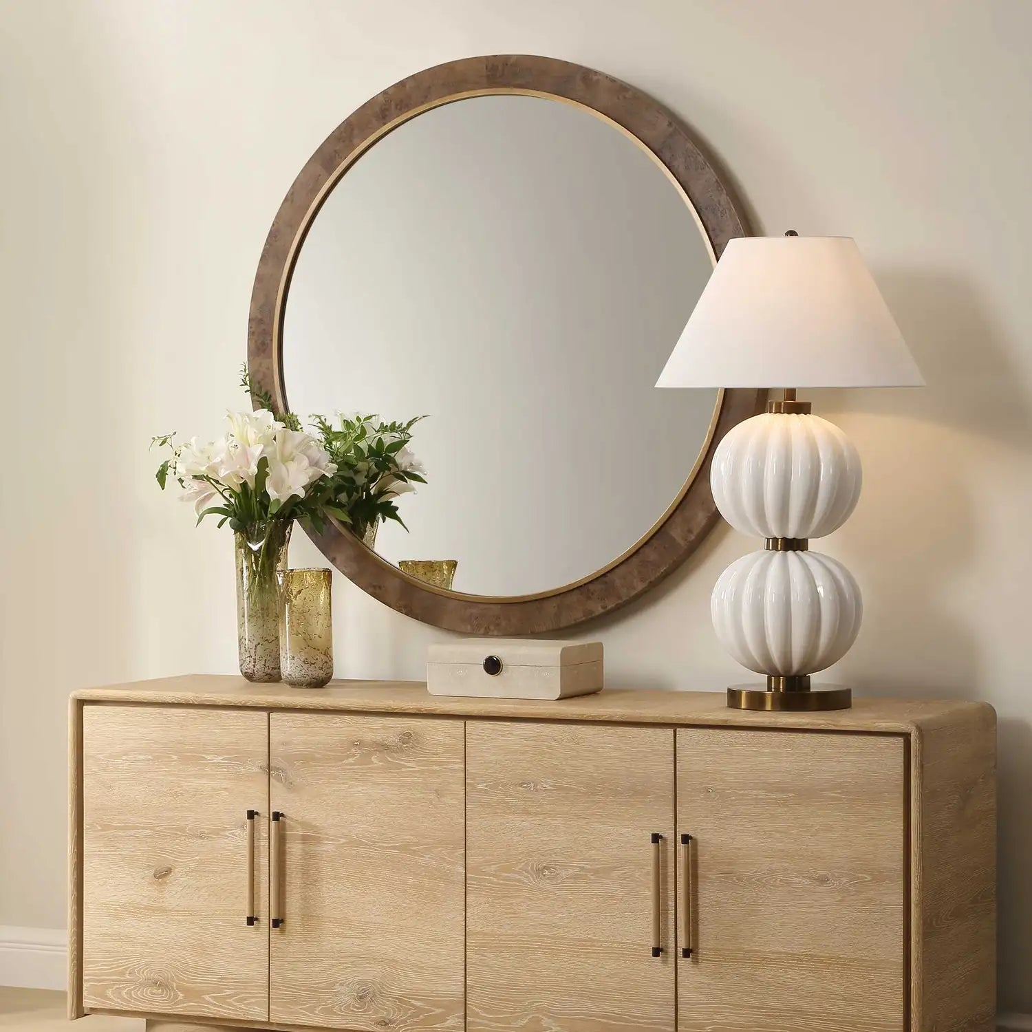 UTTERMOST CLEVELAND BURL MIRROR - Mirrors