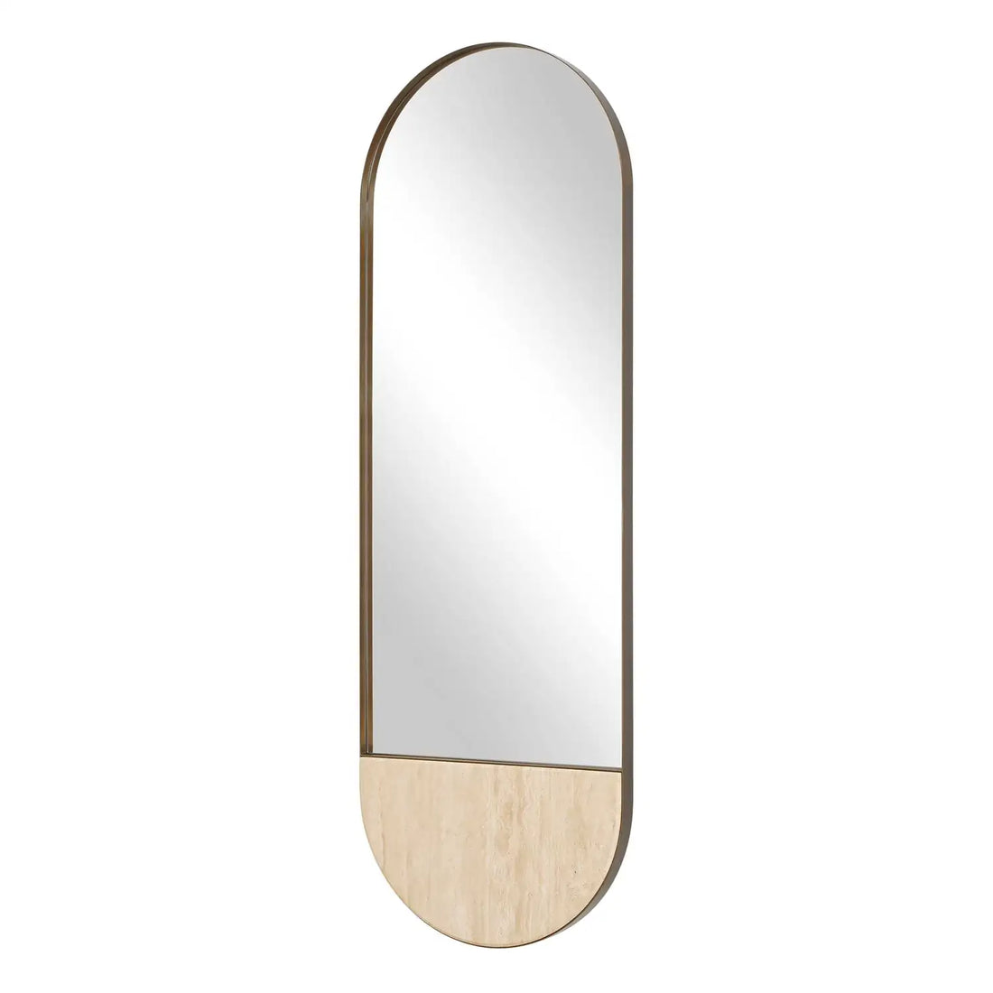 UTTERMOST Russo Travertine Oval Mirror - Mirrors