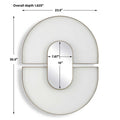 UTTERMOST Encase Modern Oval Mirror - Mirrors