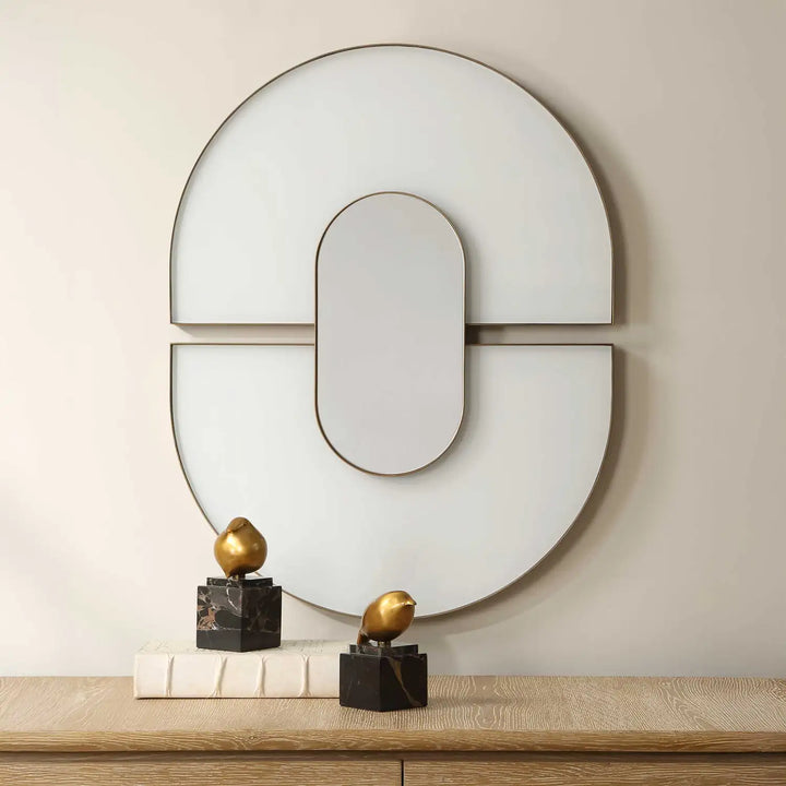UTTERMOST ENCASE MODERN OVAL MIRROR - Mirrors