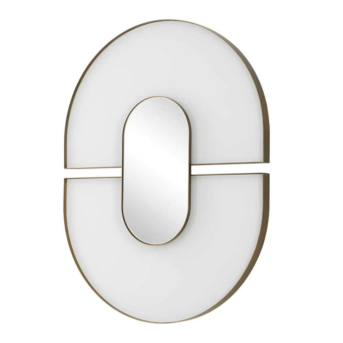 UTTERMOST Encase Modern Oval Mirror - Mirrors