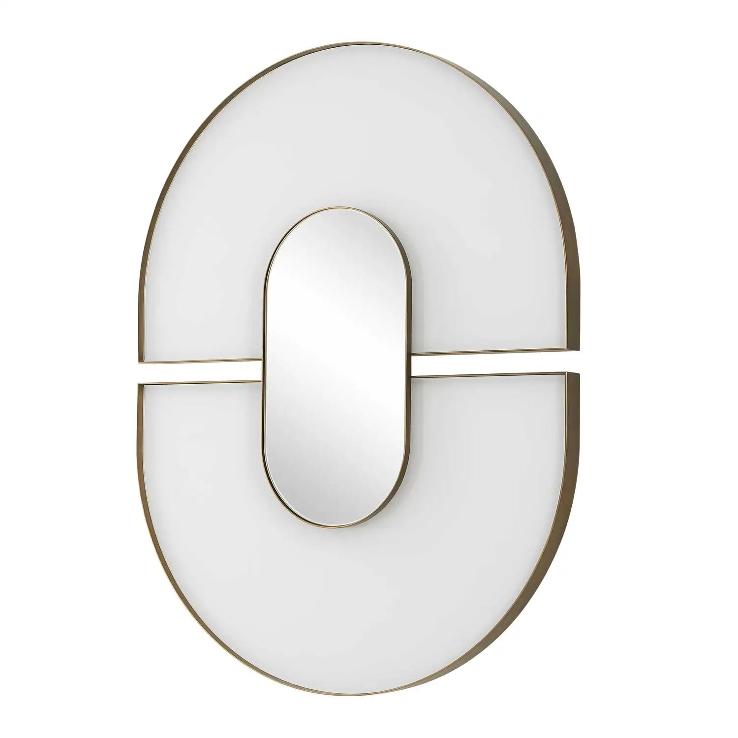 UTTERMOST Encase Modern Oval Mirror - Mirrors