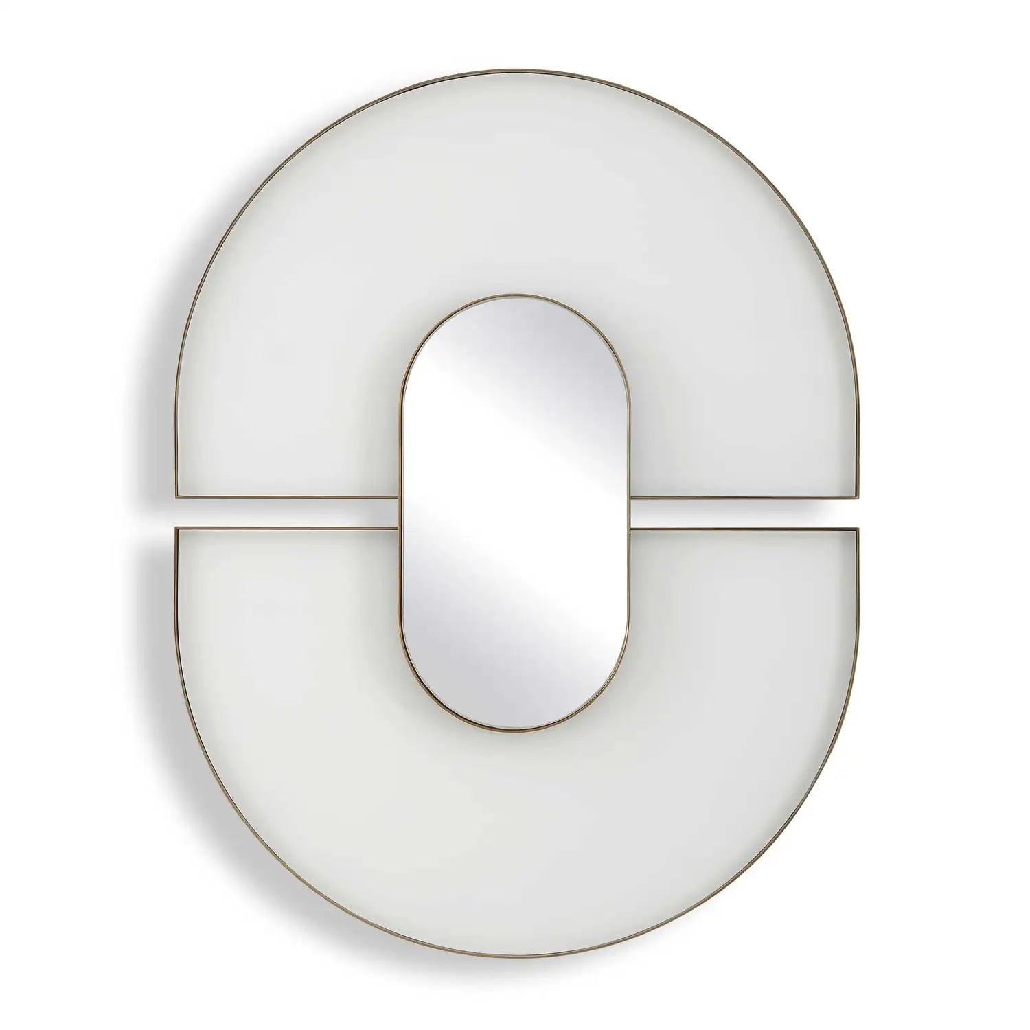 UTTERMOST Encase Modern Oval Mirror - Mirrors