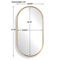UTTERMOST Torrado Oval Mirror - Mirrors