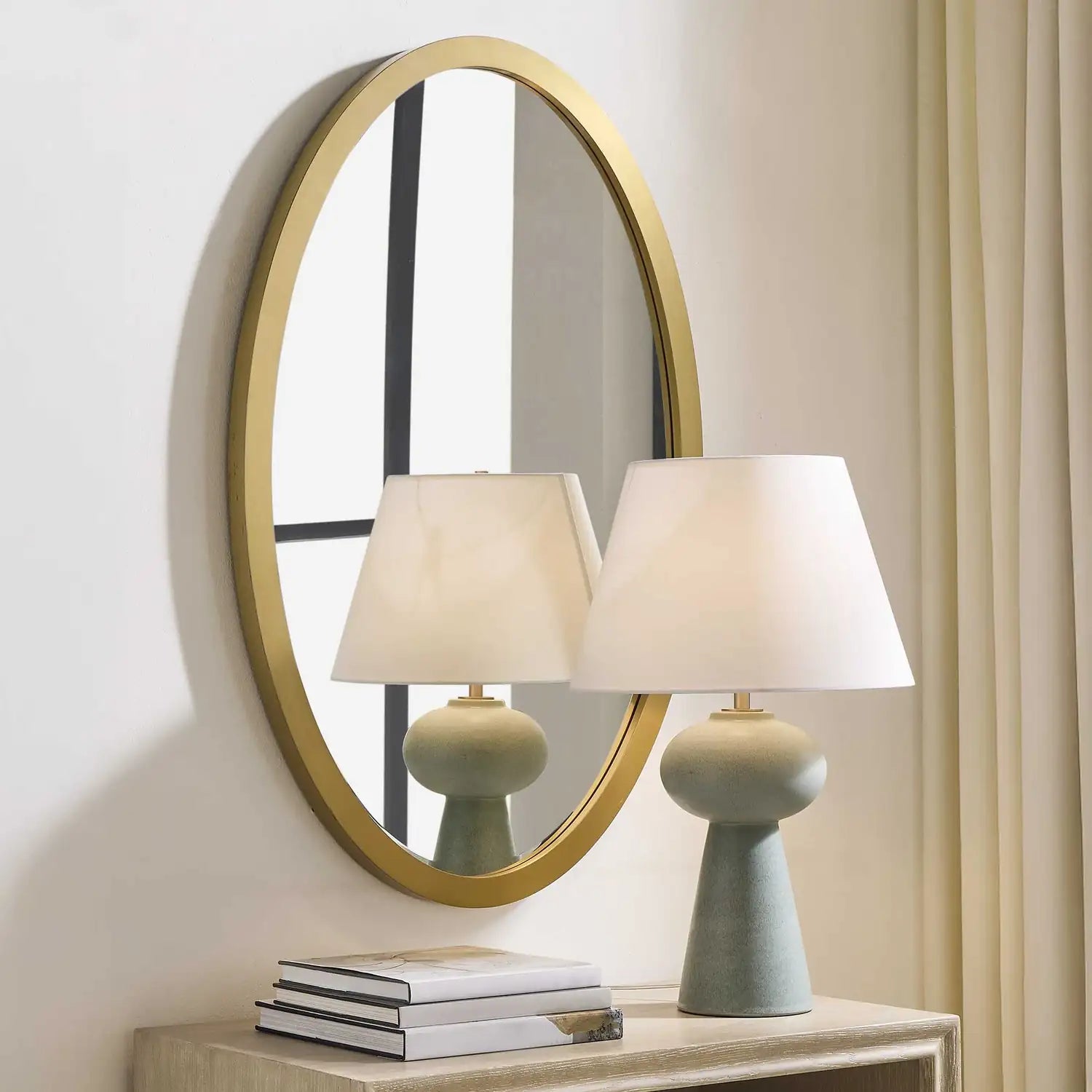 UTTERMOST Elstree Oval Mirror - Mirrors