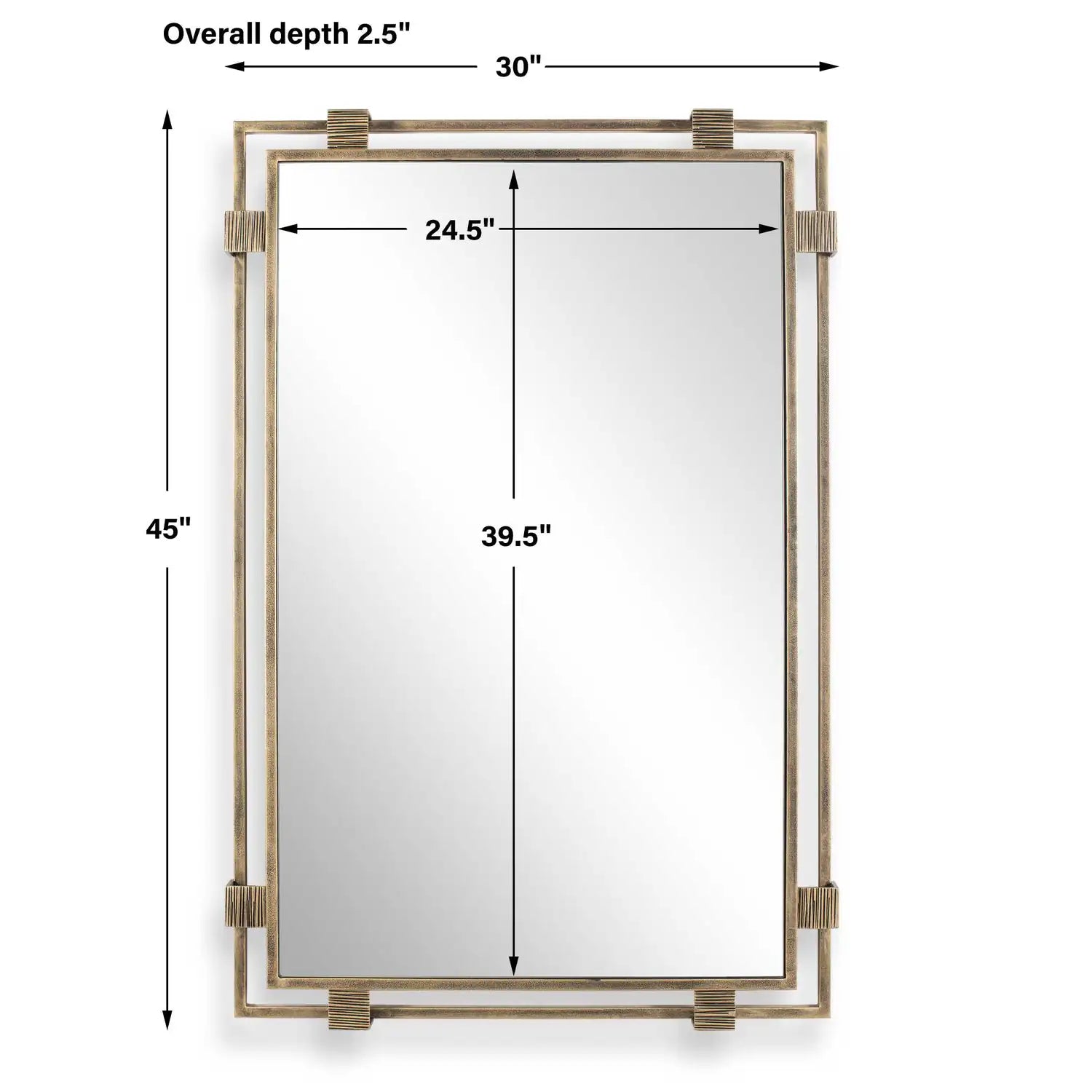 UTTERMOST Elsher Vintage Mirror - Mirrors