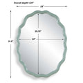 UTTERMOST Isly Robin's Egg Oval Mirror - Mirrors