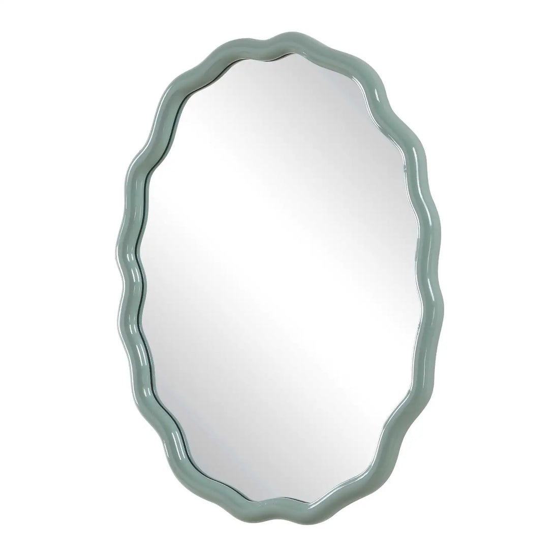 UTTERMOST Isly Robin's Egg Oval Mirror - Mirrors