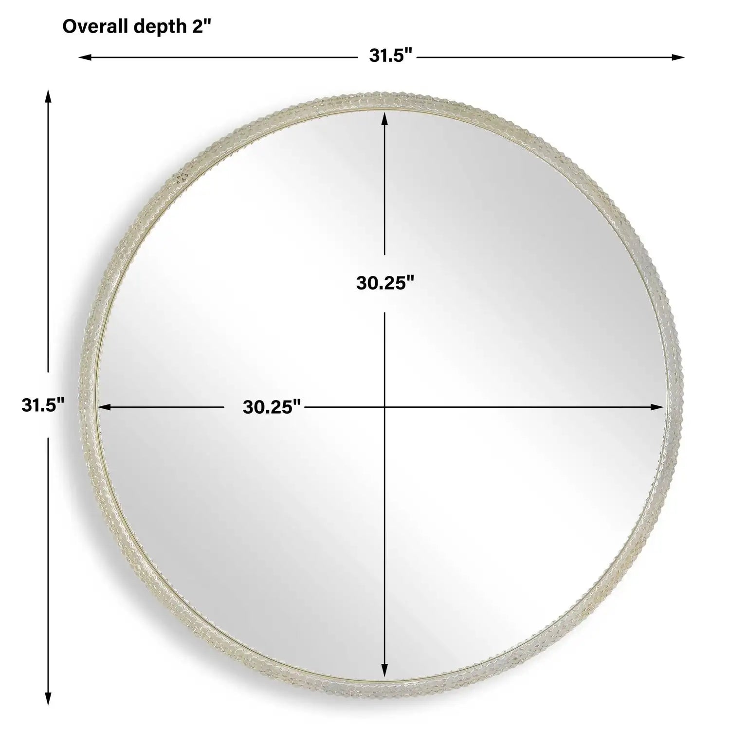 UTTERMOST Break The Ice Mirror - Mirrors