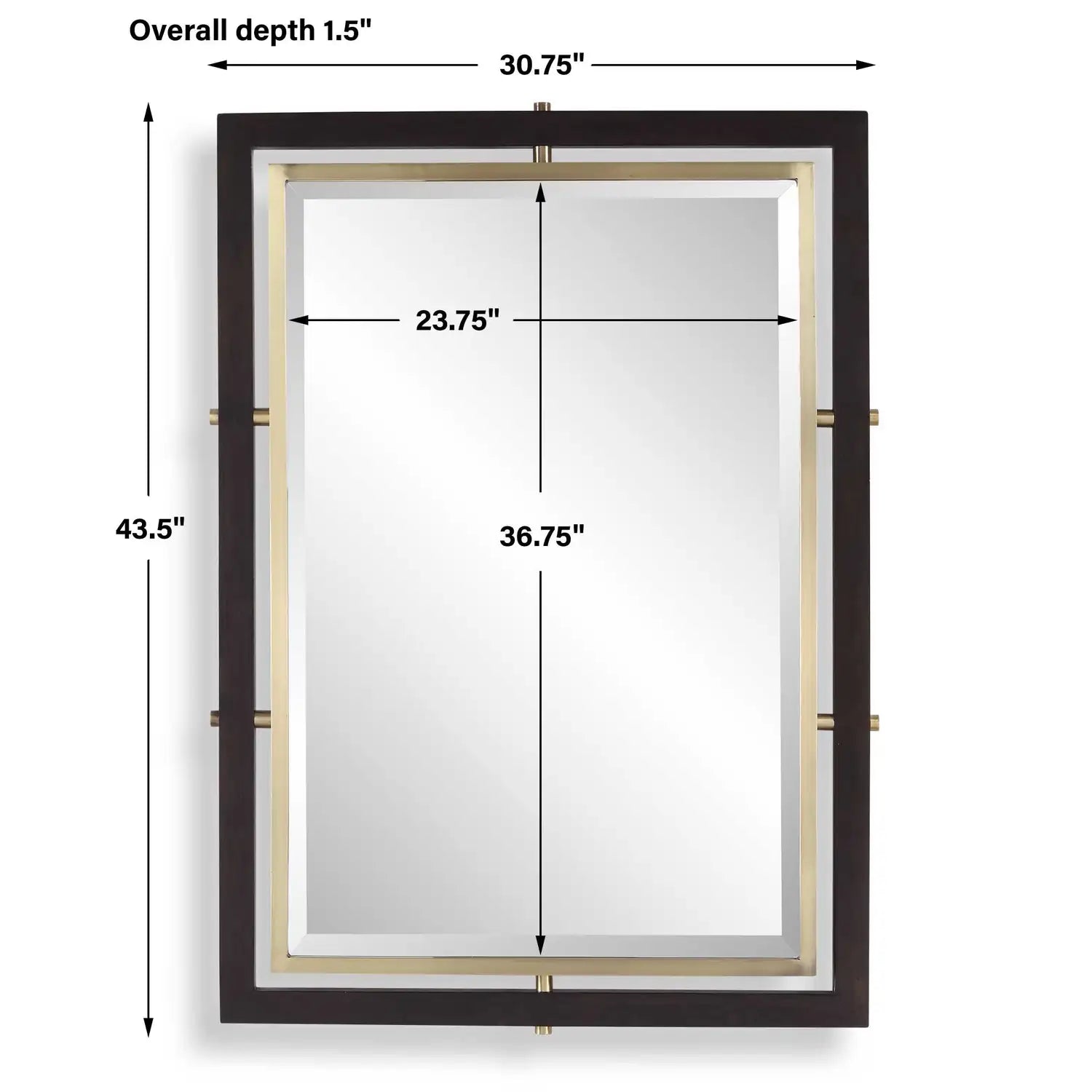 UTTERMOST Bach & Rectangle Mirror - Mirrors