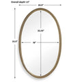 UTTERMOST Ellis Beaded Oval Mirror - Mirrors