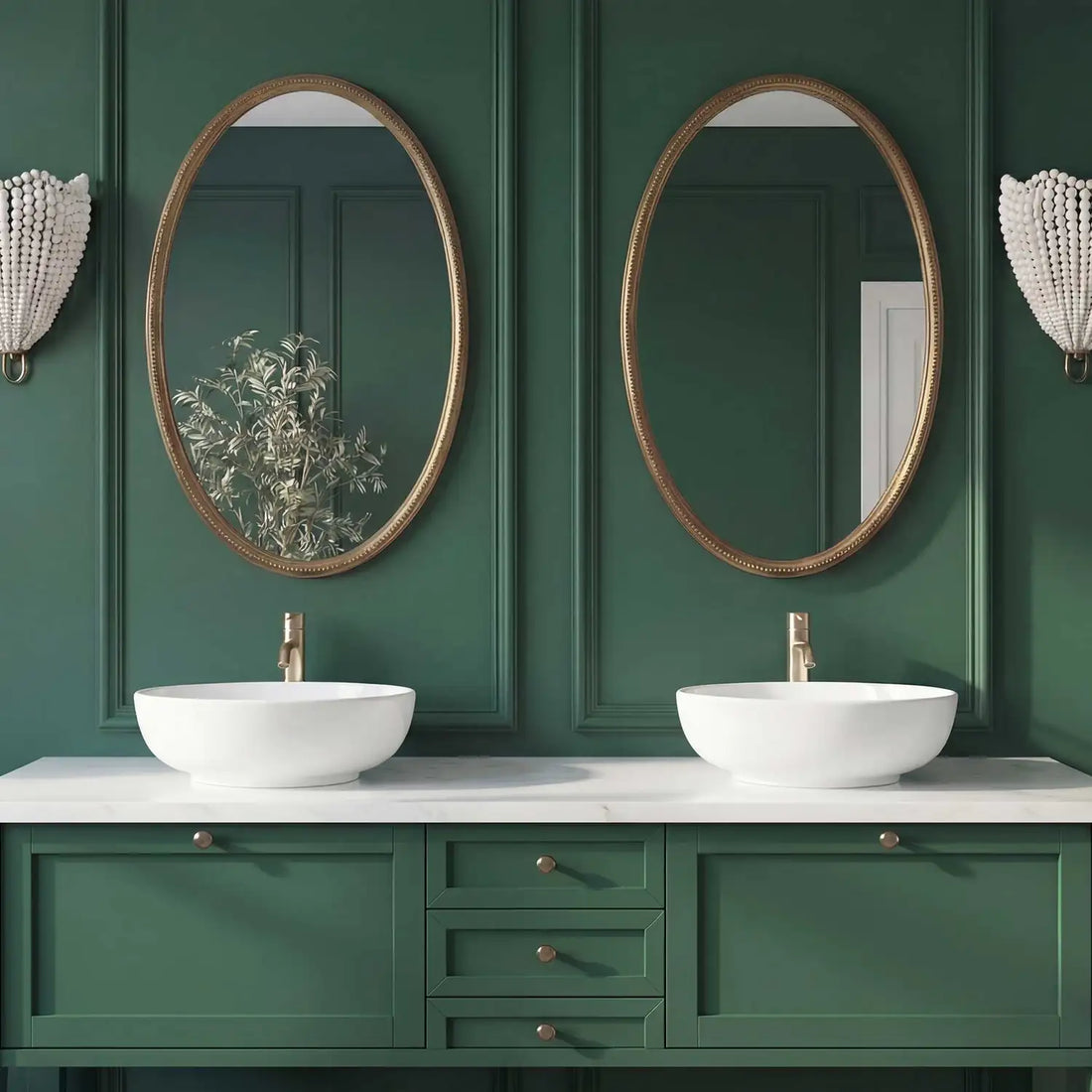 UTTERMOST Ellis Beaded Oval Mirror - Mirrors