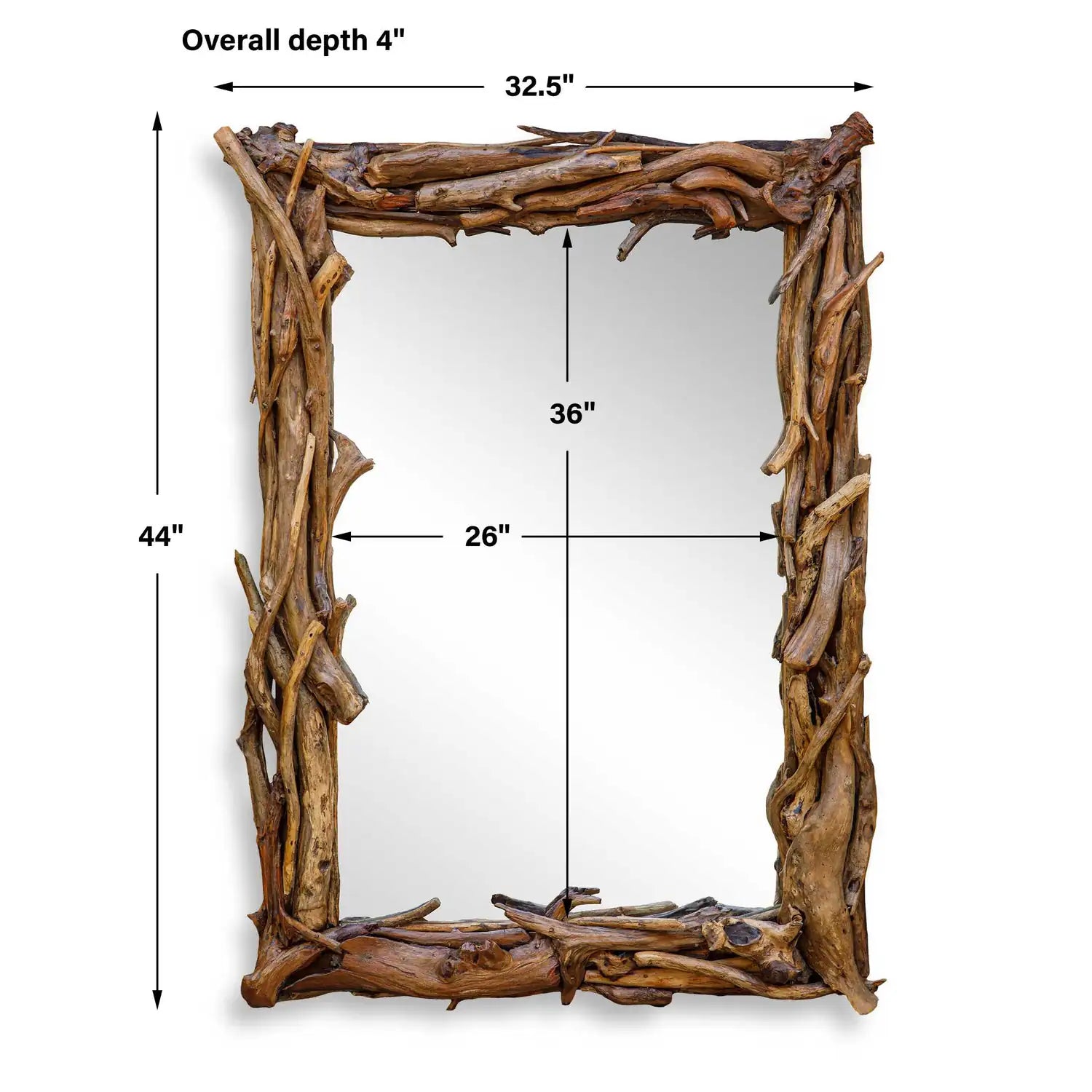 UTTERMOST Rooted Reflection Mirror - Mirrors