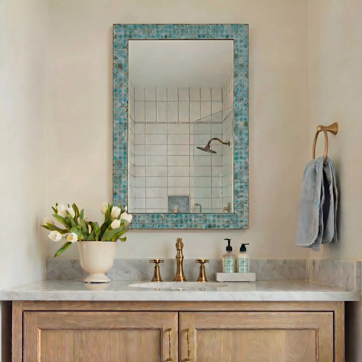 UTTERMOST Coralie Tile Mirror - Mirrors
