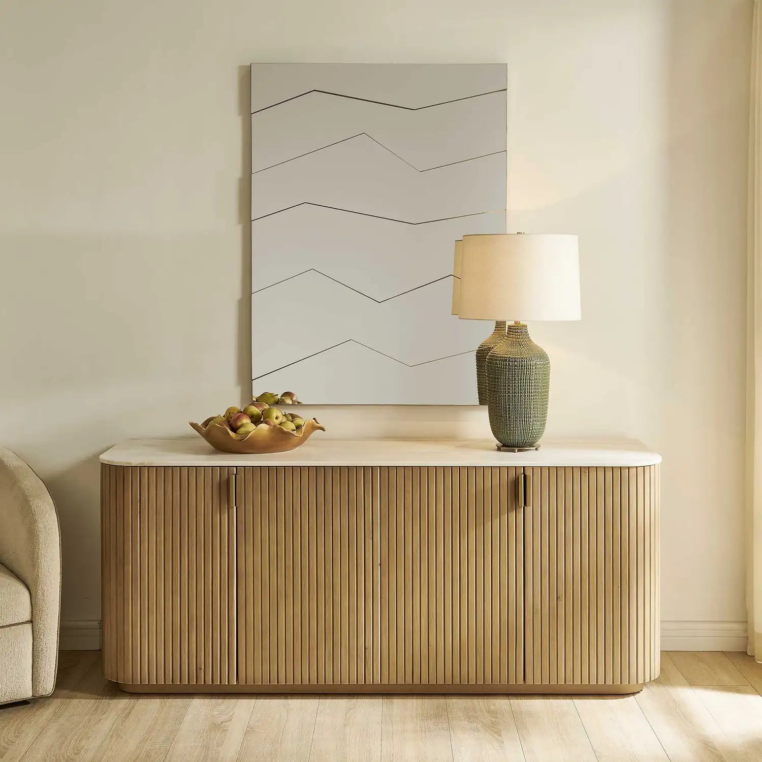 UTTERMOST Fracture Segmented Panel Mirror - Mirrors