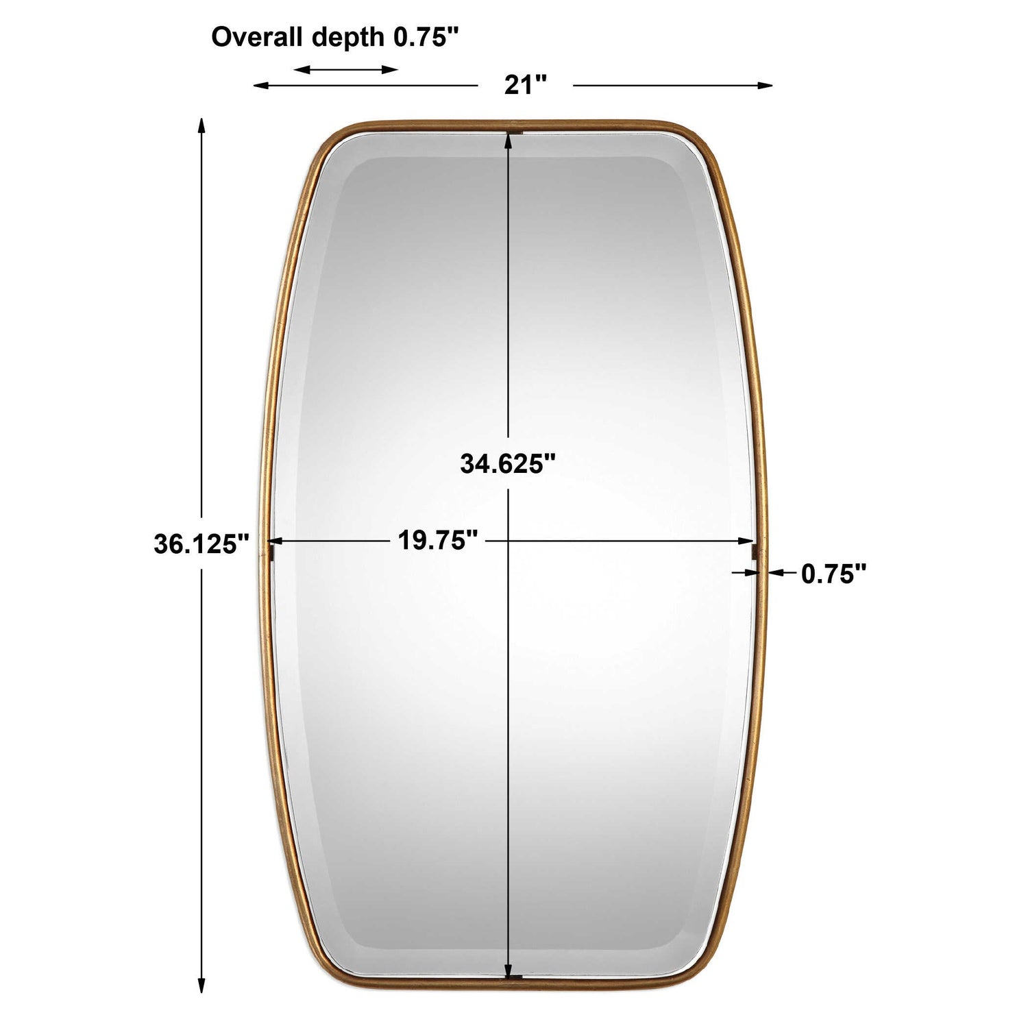 UTTERMOST Canillo Antiqued Mirror - Mirrors