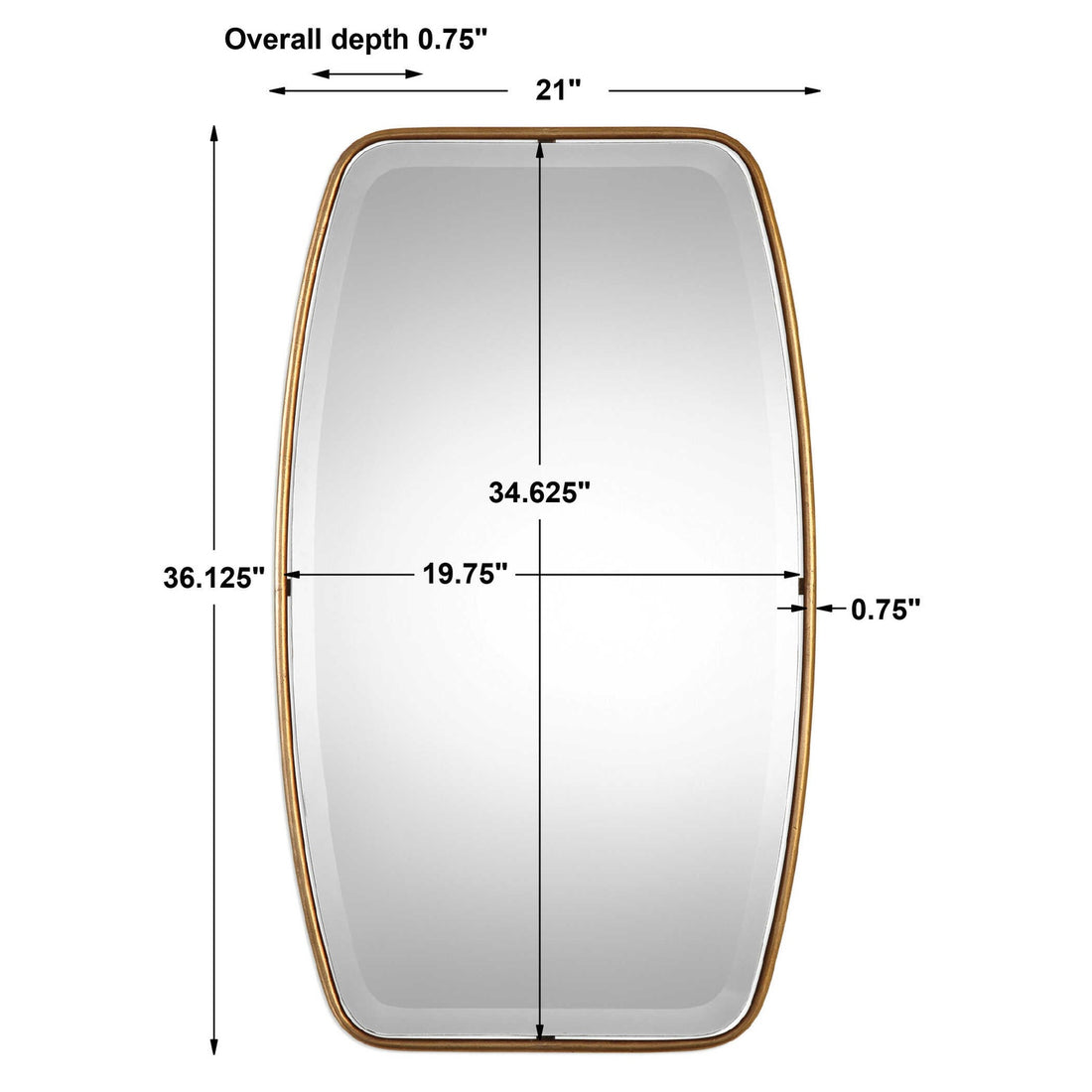 UTTERMOST CANILLO ANTIQUED MIRROR - Mirrors